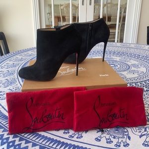 Authentic Christian Louboutin booties size 38.5
